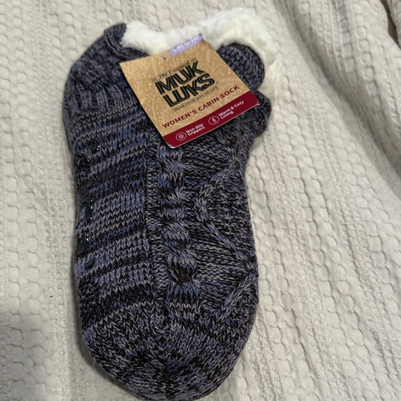 Muk Luks Accessories - MUK LUKS Women's Cadien Socks - Gray (18)